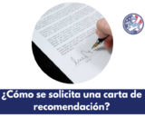 ¿Cómo se solicita una carta de recomendación?